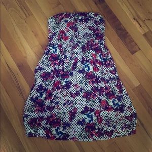 Strapless summer dress